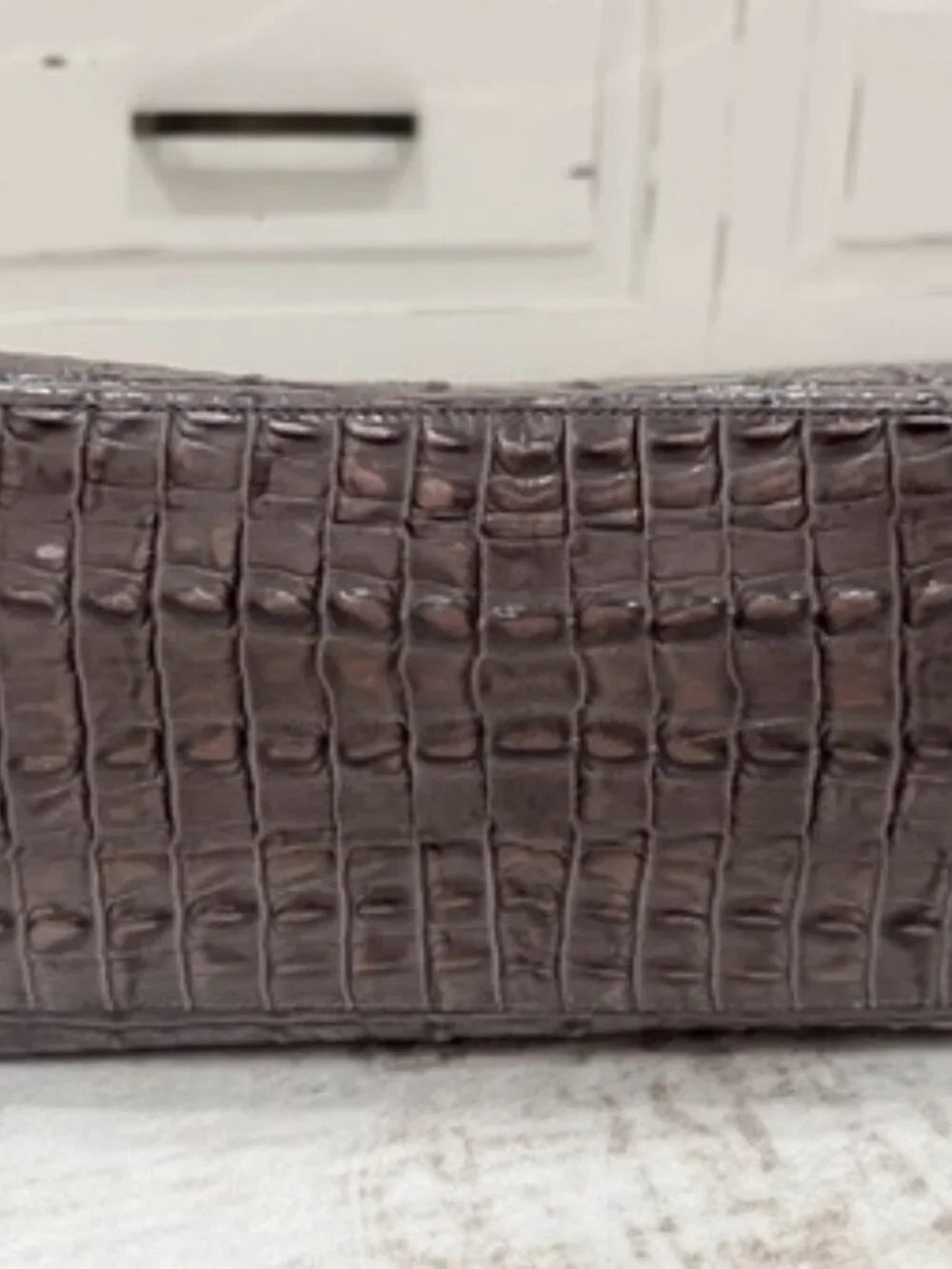 Brahmin Layla bottom croc project